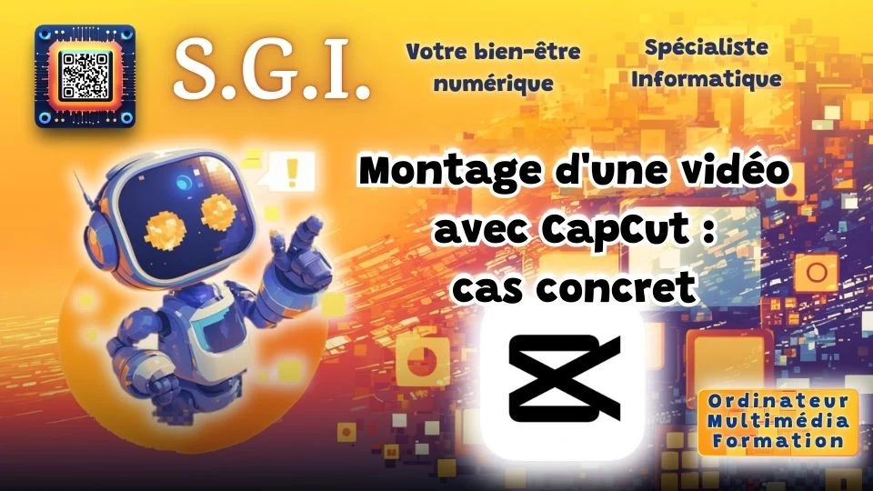 Formation SGI : montage vidéo avec CapCut