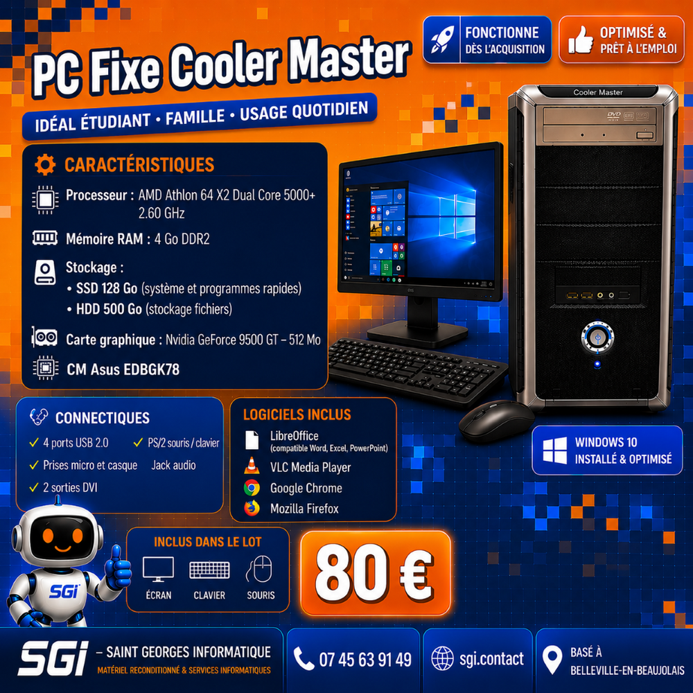 PC Fixe Cooler Master