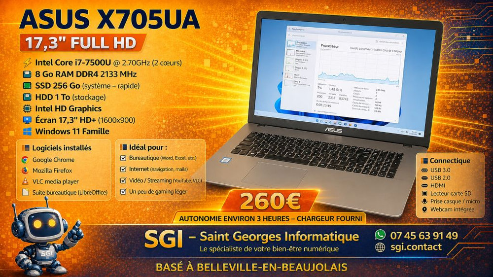 Asus Notebook X705UA