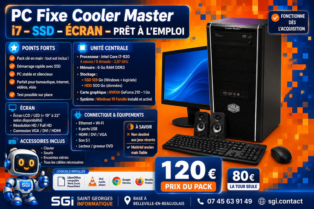 PC Fixe Cooler Master