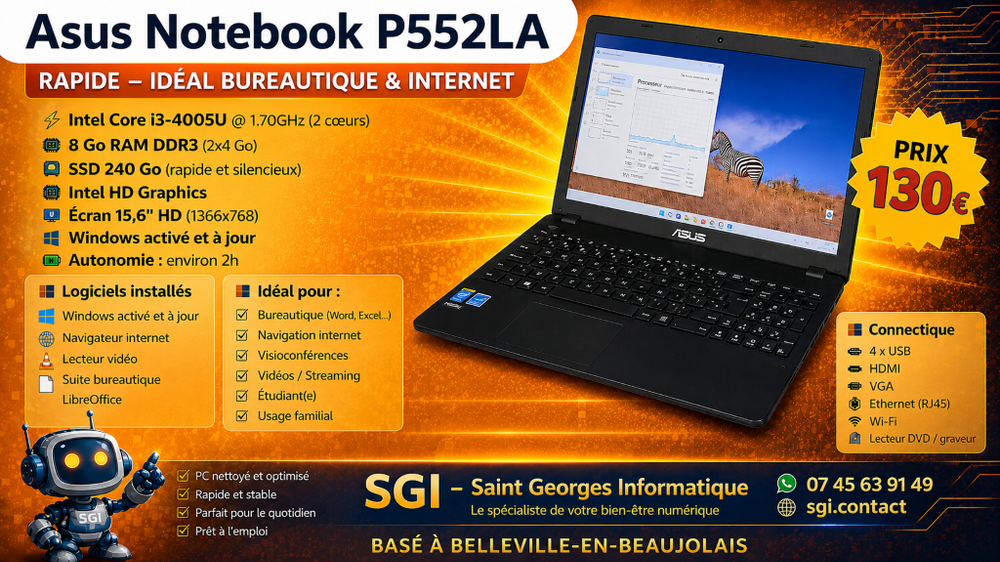 Asus Notebook P552LA