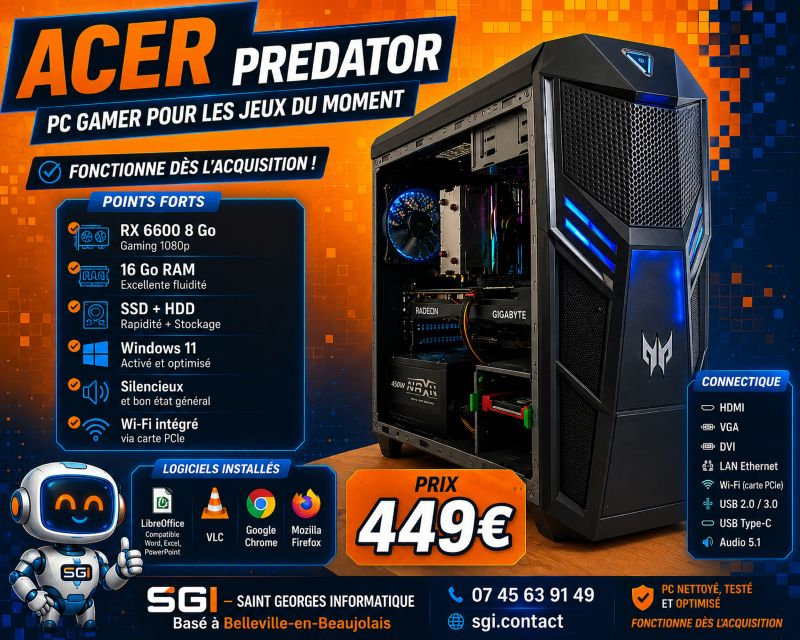 PC Gamer Acer Predator