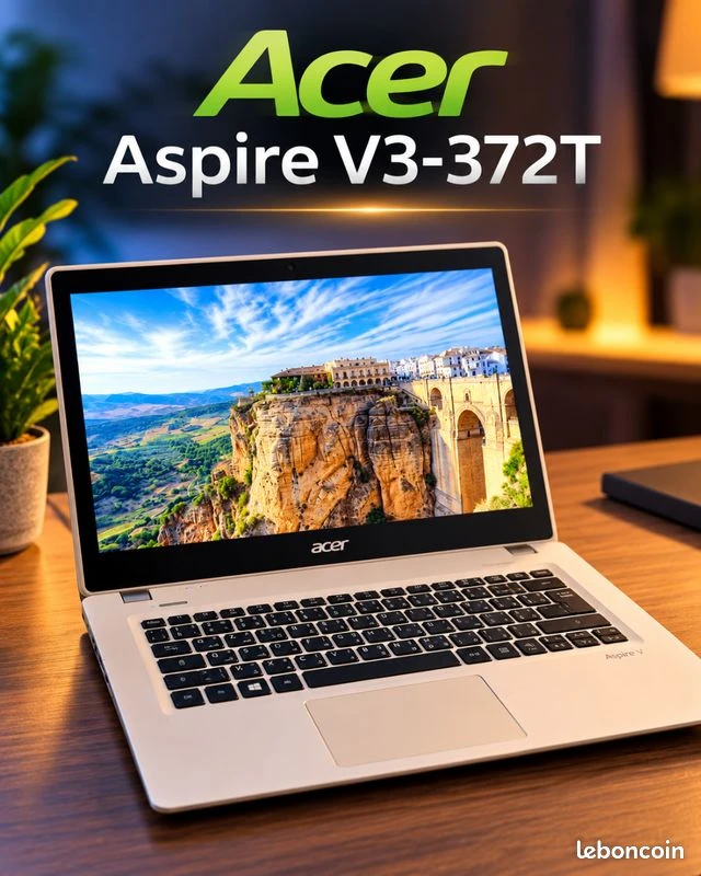 Acer Aspire V3-372T – 13,3" Full HD tactile – i5 – SSD – Clavier FR/Arabe neuf