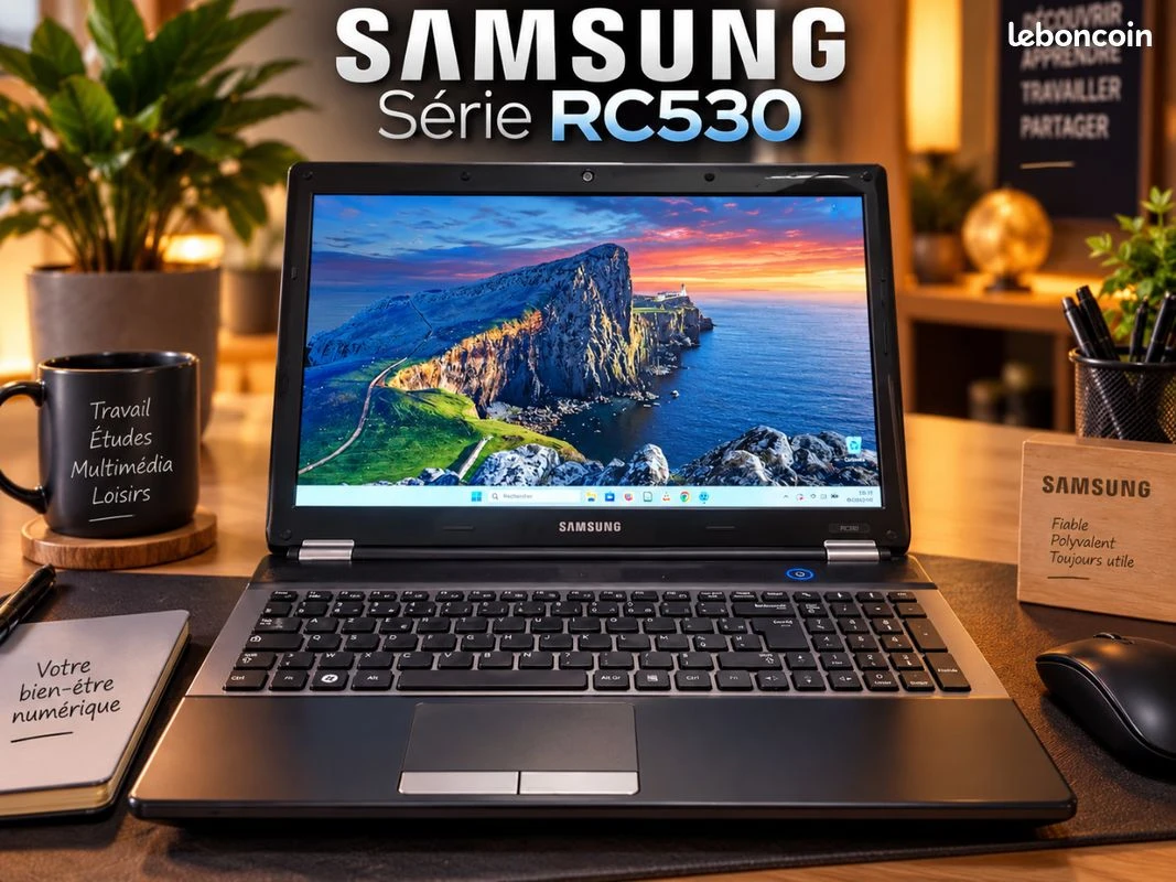 Samsung RC530 – 15,6 pouces – Core i7 – 16 Go – SSD 512 Go