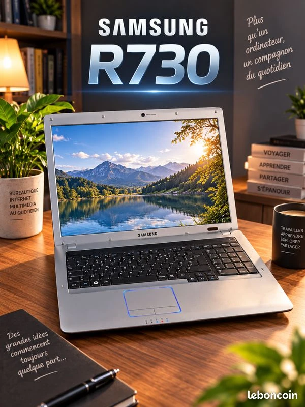 Samsung R730 – 17,3" – SSD 240 Go – 4 Go RAM