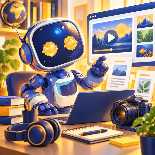 La mascotte SGI prépare des articles et des vidéos pédagogiques
